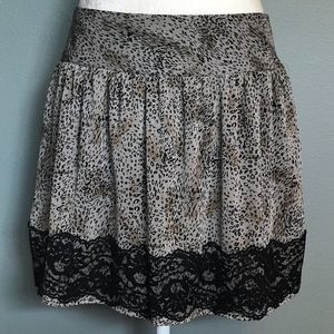 Charlotte Russe leopard print skirt